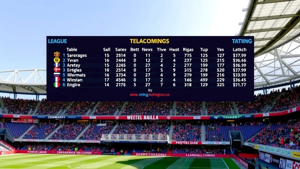 Poängställningen i Leeds United FC just nu