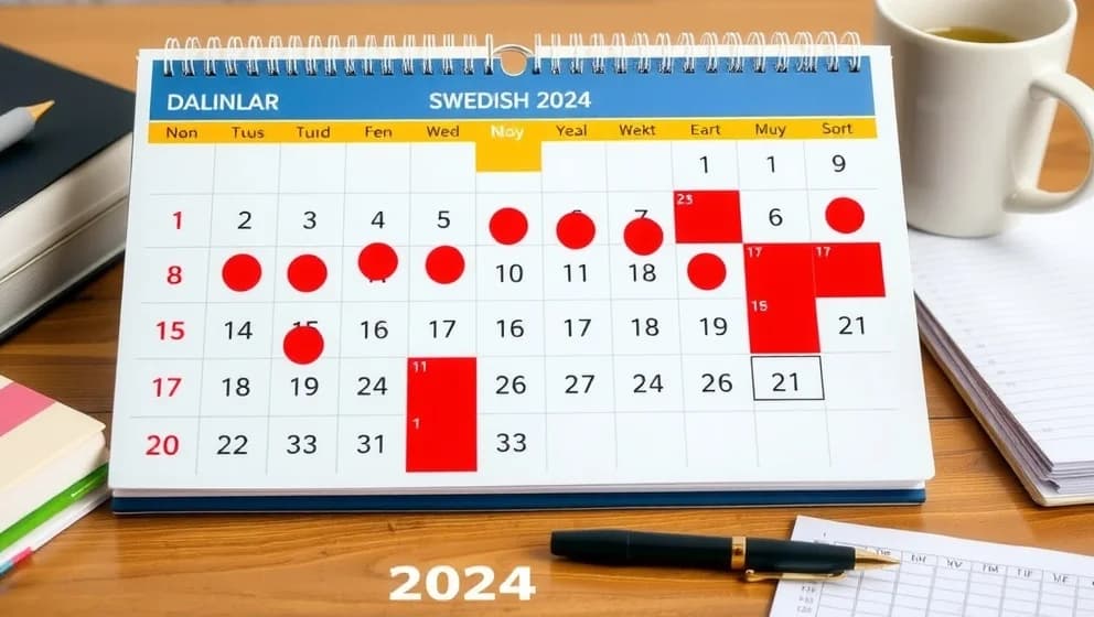 Röda dagar Sverige 2024